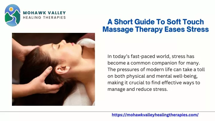 a short guide to soft touch massage therapy eases