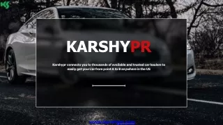 Smooth Moves Ship My Car to Another State with Karshypr