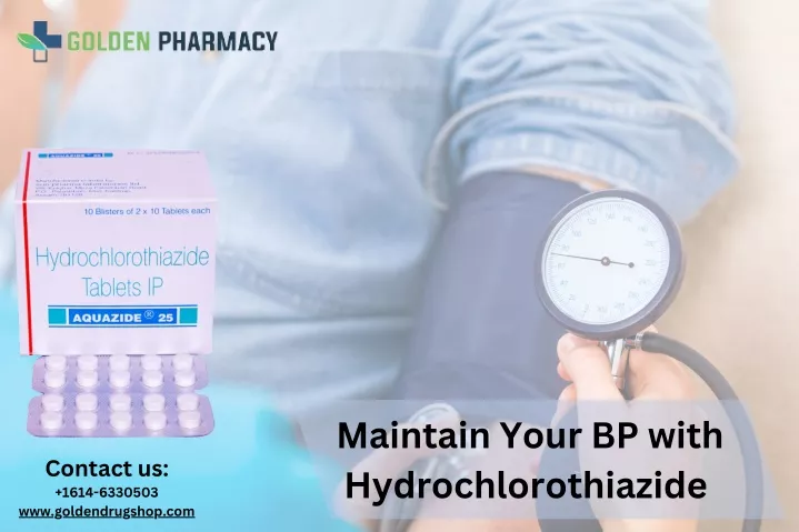 maintain your bp with hydrochlorothiazide