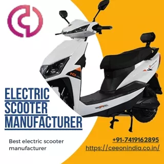 Electric Scooter Manufacturer in India | Two Wheelers