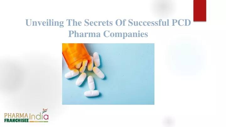 unveiling the secrets of successful pcd pharma