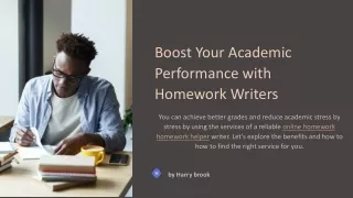 boost your academic performance with homework