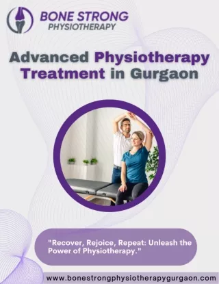 Advanced Physiotherapy treatment in Gurgaon