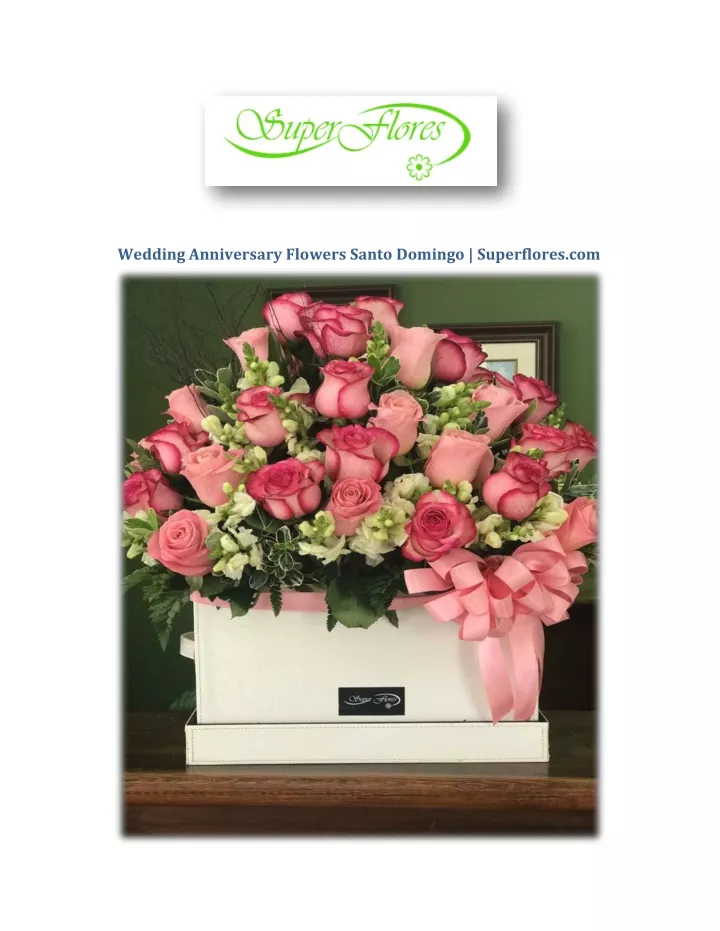 wedding anniversary flowers santo domingo