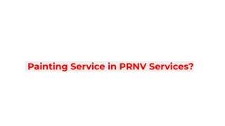 Painting Service in PRNV Services_
