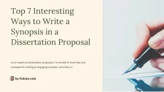 Top-7-Interesting-Ways-to-Write-a-Synopsis-in-a-Dissertation-Proposal