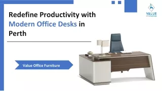 Redefine Productivity with Modern Office Desks in Perth | Value Office Furniture