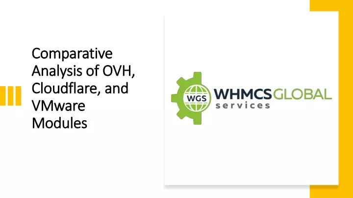 comparative analysis of ovh cloudflare and vmware modules