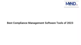 best compliance management software tools of 2023