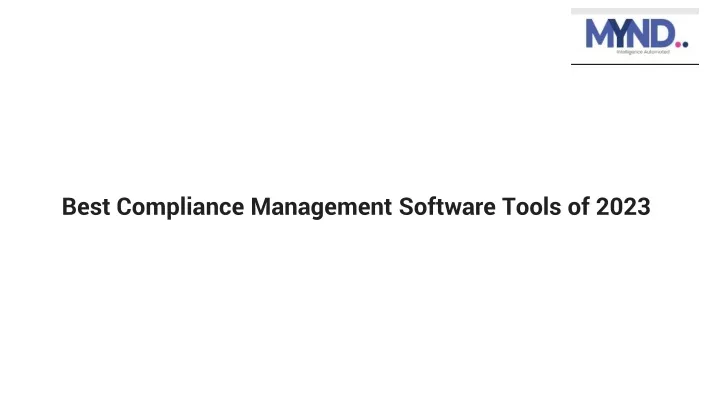 best compliance management software tools of 2023