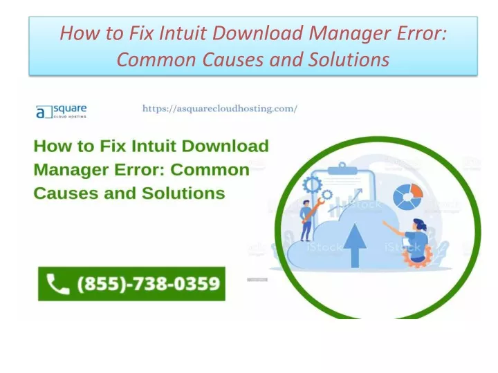 how to fix intuit download manager error common