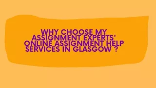 Our assignment help services in Glasgow provide a hundred percent unique content