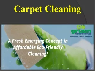 Carpet Cleaning