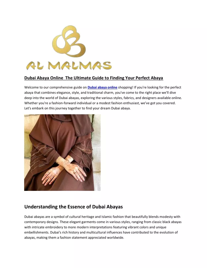 dubai abaya online the ultimate guide to finding