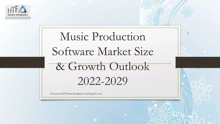 music production software market size growth outlook 2022 2029