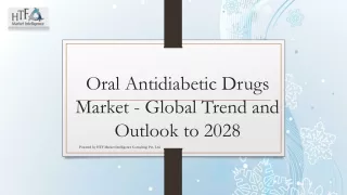 Oral Antidiabetic Drugs PPT Format