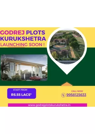 Godrej Pre Launch Offering: Premium Plots Kurukshetra