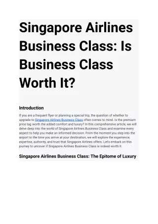 Singapore Airlines Business Class_ Is Business Class Worth It (1)