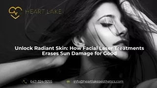 Unlock Radiant Skin: How Facial Laser Treatments Erases Sun Damage for Good