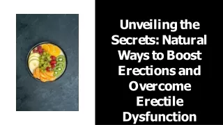 How to Improve Erections & Cure Erectile Dysfunction Without Medicines