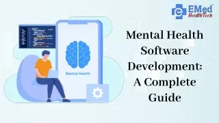 Mental Health Software Development: A Complete Guide