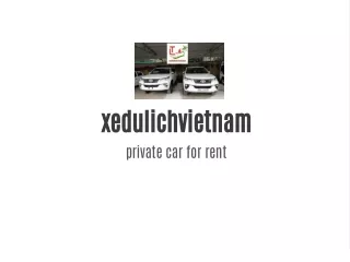 vietnam priavte car for rent