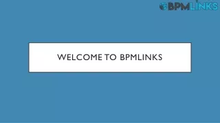 welcome to bpmlinks