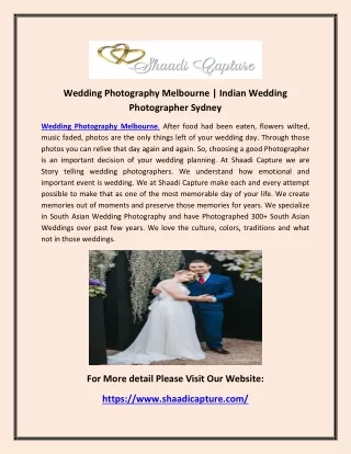 Wedding Photography Melbourne - Indian Wedding Photographer Sydney