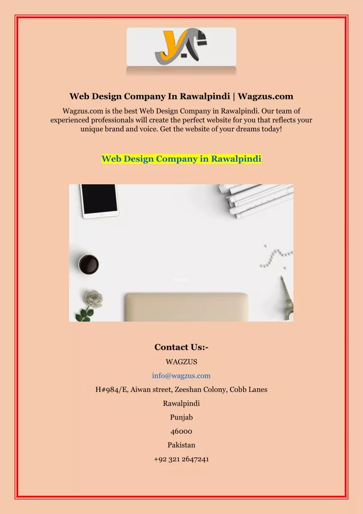 web design company in rawalpindi wagzus com