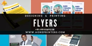 Flyers Printers in Gurgaon - Aone Printers