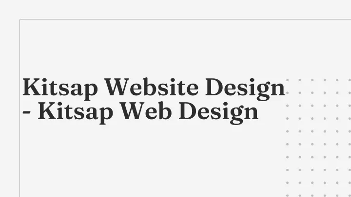 kitsap website design kitsap web design