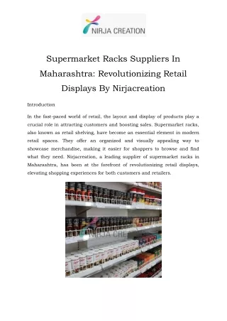 Supermarket Racks Suppliers in Maharashtra Call-9004068963
