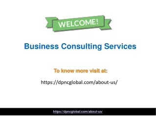 business consulting services