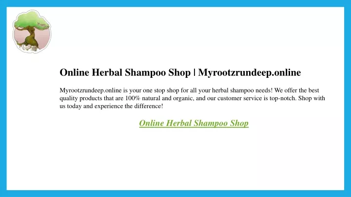 online herbal shampoo shop myrootzrundeep online