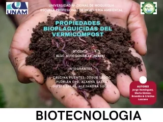 PROPIEDADES BIOPLAGUICIDAS DEL VERMICOMPOST