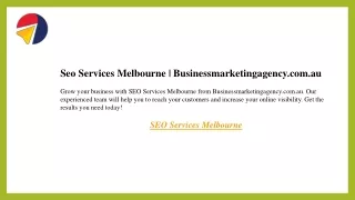 Seo Services Melbourne  Businessmarketingagency.com.au