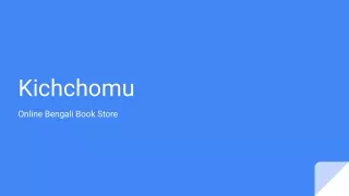 Kichchomu | Online Bengali Book Store