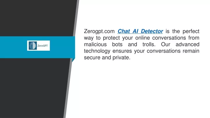 zerogpt com chat ai detector is the perfect