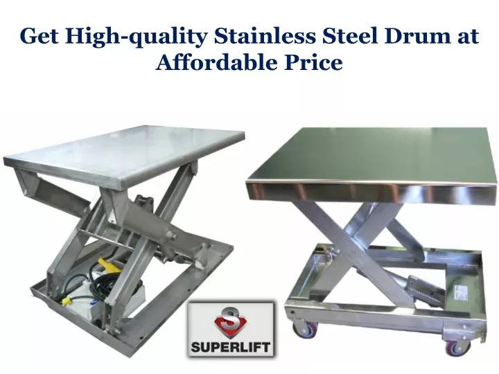 get high quality stainless steel drum