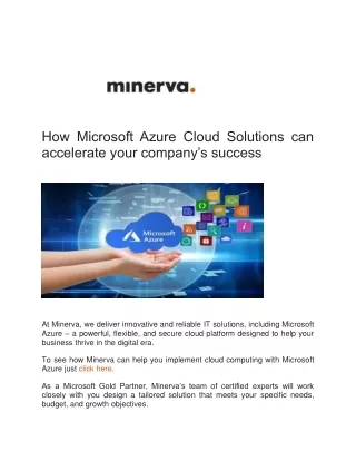 how microsoft azure cloud solutions