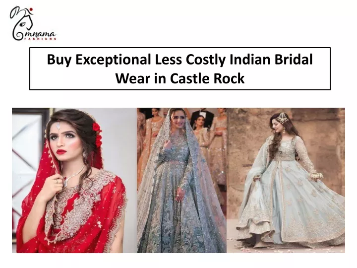 buy exceptional less costly indian bridal wear