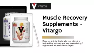 Muscle Recovery Supplements - Vitargo