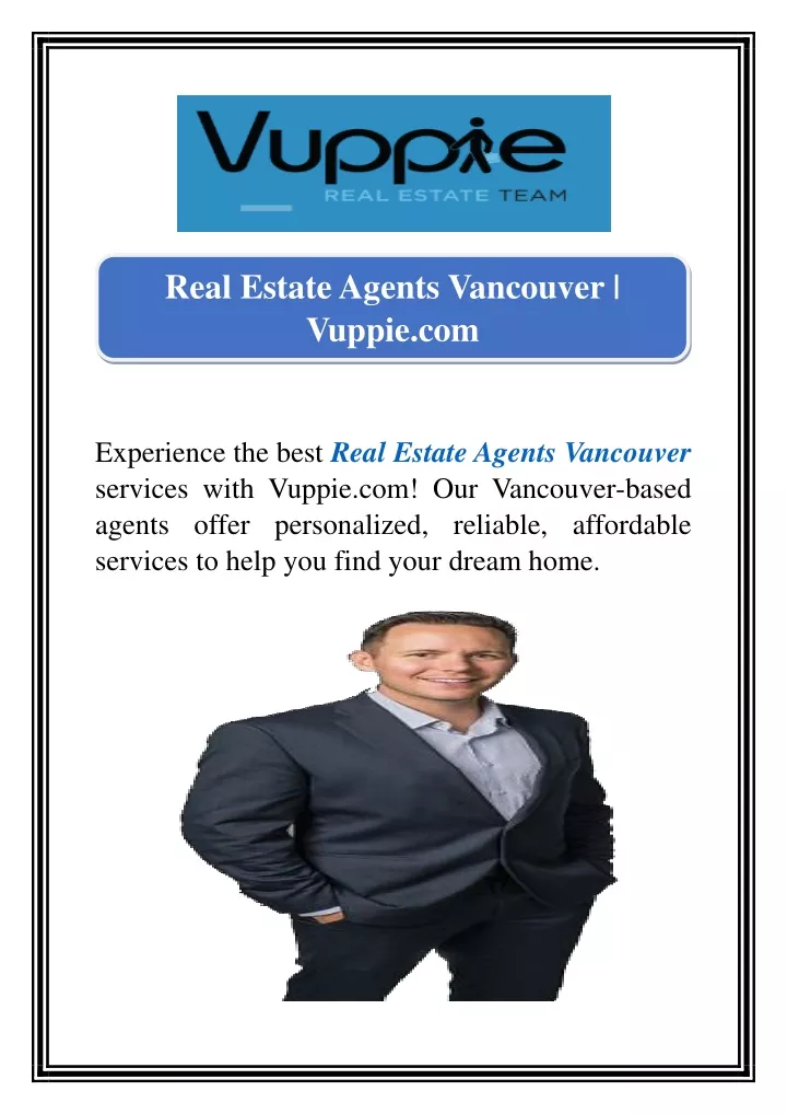 real estate agents vancouver vuppie com