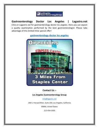 Gastroenterology Doctor Los Angeles  Lagastro.net