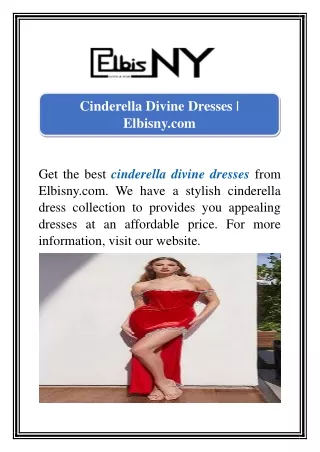 Cinderella Divine Dresses | Elbisny.com