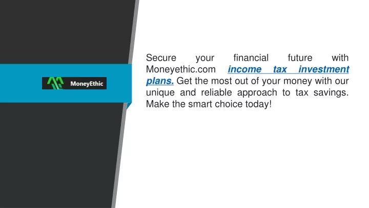 secure your financial future with moneyethic