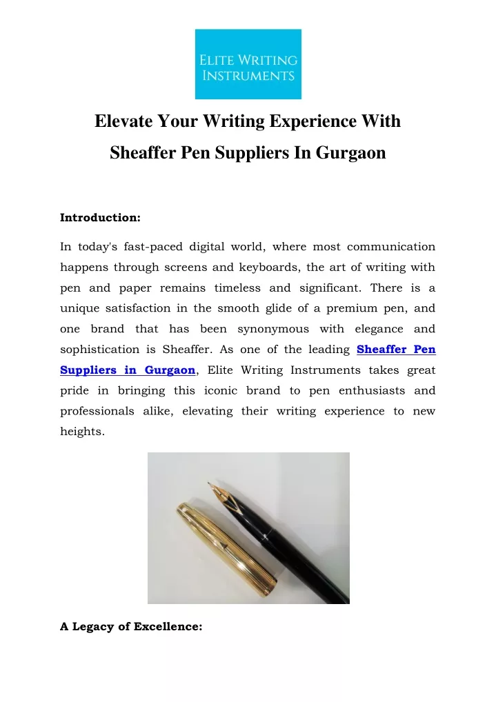elevate your writing experience with