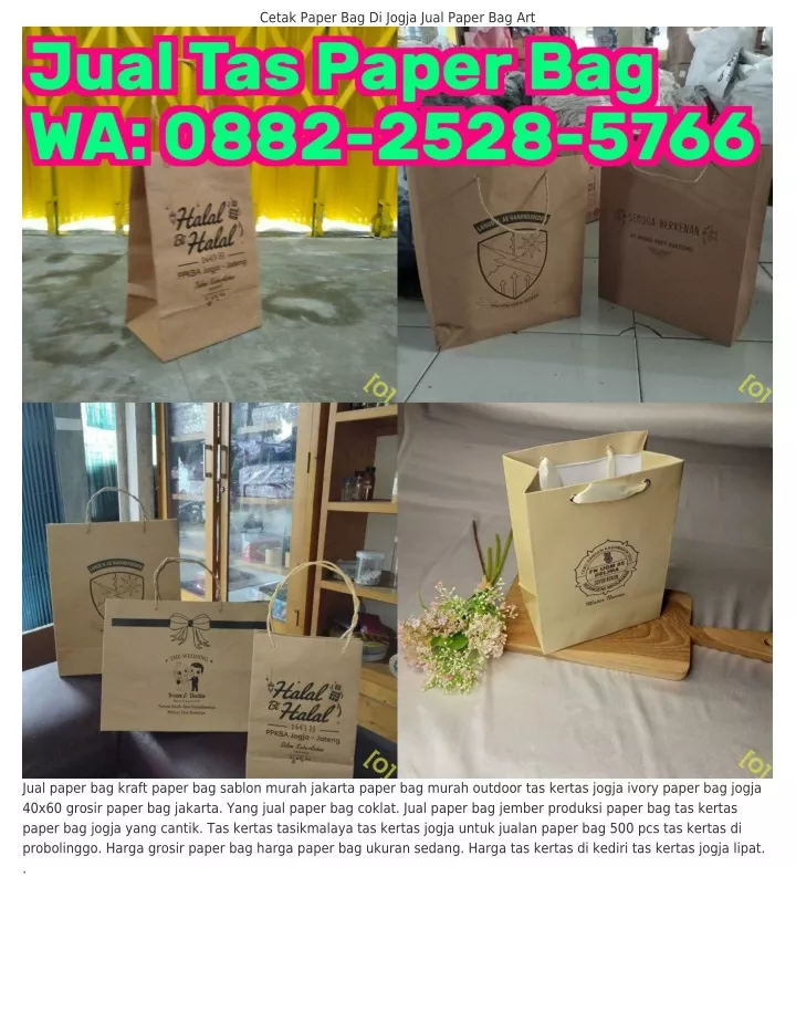 cetak paper bag di jogja jual paper bag art