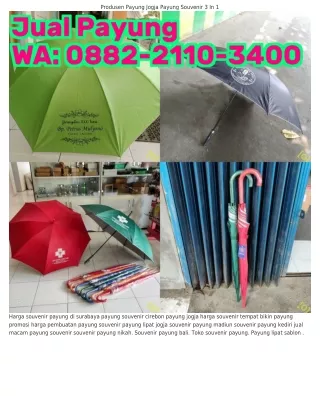 produsen payung jogja payung souvenir 3 in 1