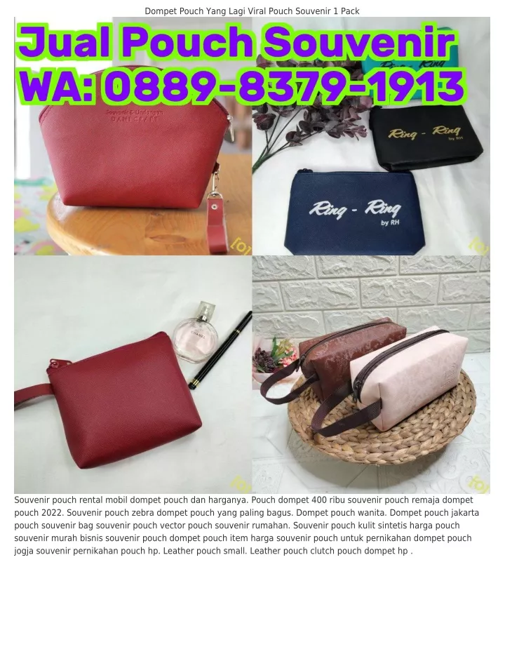 dompet pouch yang lagi viral pouch souvenir 1 pack